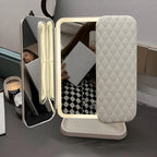 Trifold Vanity Mirror LED 2x & 3x Magnification USB-C