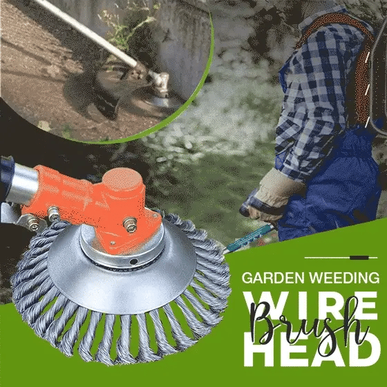 Trimmer Brush Head Carbon Steel 150mm 0.63 In Mount
