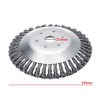 Trimmer Brush Head Carbon Steel 150mm 0.63 In Mount