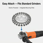 Trimmer Head Universal Carbon Steel Wires & Anti-Slip Handle