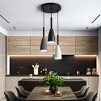 Triple Pendant Light Scandinavian Height Adjustable Dimmable E27