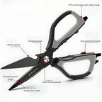 Triple-Sharp Stainless Steel Kitchen Shears