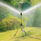 Tripod Lawn Sprinkler Height-Adjustable 360 Degree Quick-Connect