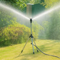 Tripod Sprinkler 360 Degree Dual Nozzles Telescopic Stand