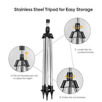 Tripod Sprinkler Adjustable Height 360° Rotation Misting