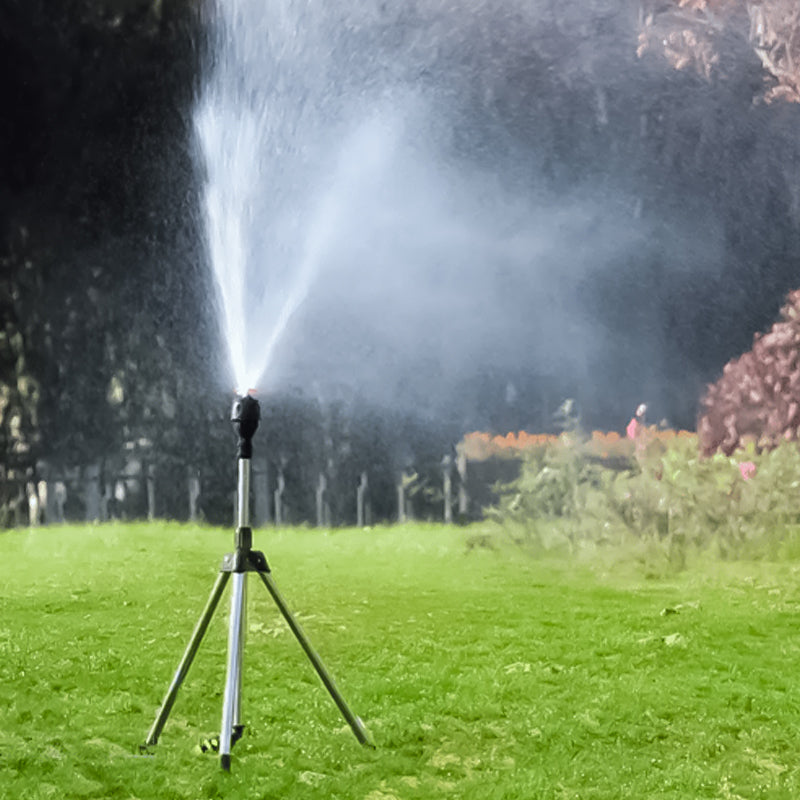 Tripod Sprinkler Adjustable Height 360° Rotation Misting