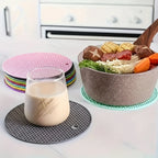 Trivet Set Heat-Resistant Silicone Honeycomb Non-Slip