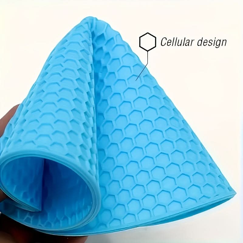 Trivet Set Heat-Resistant Silicone Honeycomb Non-Slip