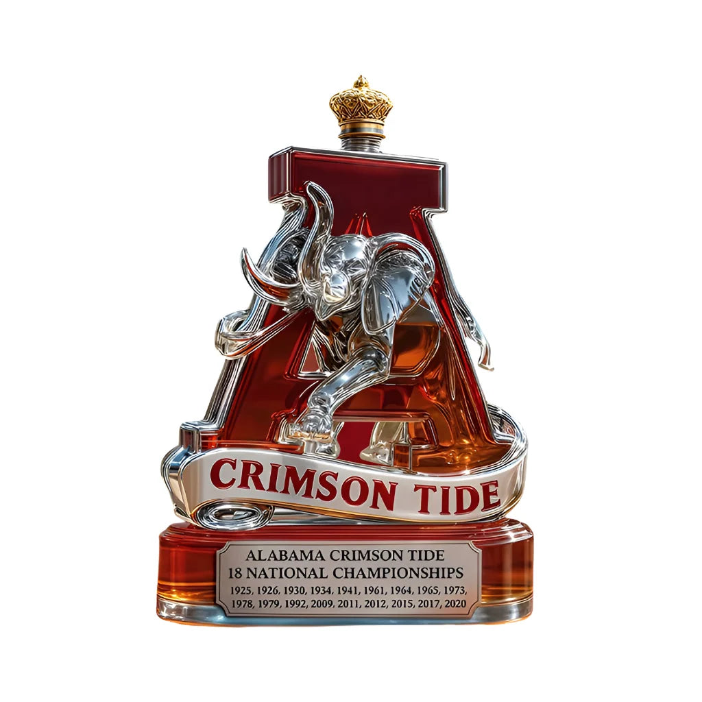 Trophy Award Elephant Design Resin & Metal Accents