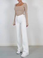 Trousers High-Waisted Tailored Comfortable Fit