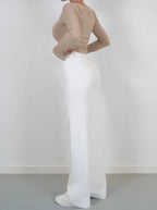 Trousers High-Waisted Tailored Comfortable Fit
