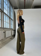 Trousers High-Waisted Tailored Comfortable Fit