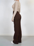 Trousers High-Waisted Tailored Comfortable Fit