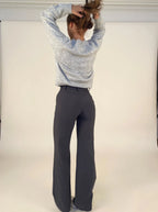 Trousers High-Waisted Tailored Comfortable Fit
