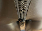 Trousers Matte Leather Slim Fit Back Zipper