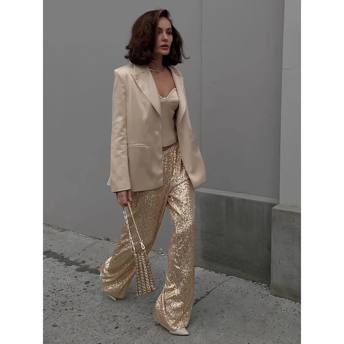 Trousers Silky-Soft Sequin True-To-Size