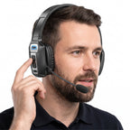 Trucker Headset Noise-Cancelling Mic Bluetooth 5.2 35-Hour Talk Time
