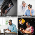 Trucker Headset Noise-Cancelling Mic Bluetooth 5.2 35-Hour Talk Time