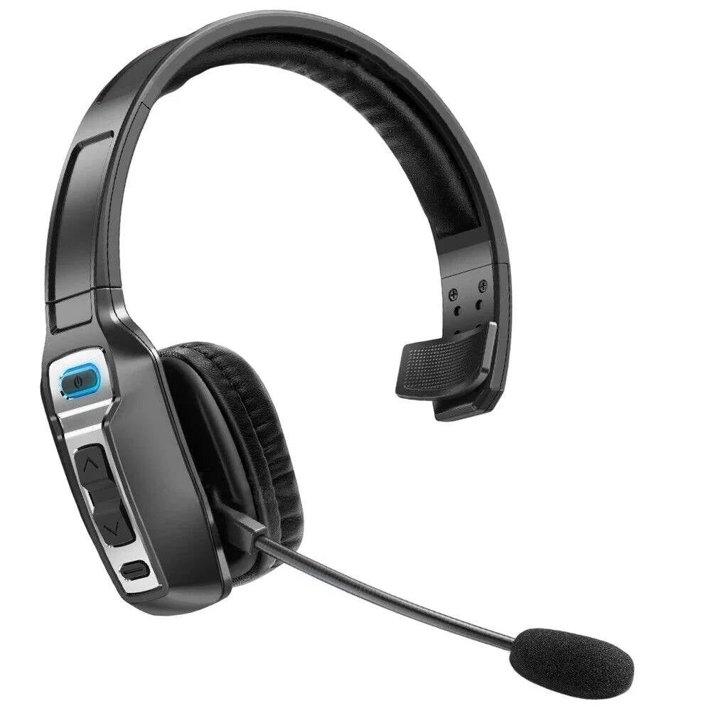 Trucker Headset Noise-Cancelling Mic Bluetooth 5.2 35-Hour Talk Time