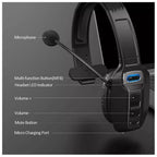 Trucker Headset Noise-Cancelling Mic Bluetooth 5.2 35-Hour Talk Time