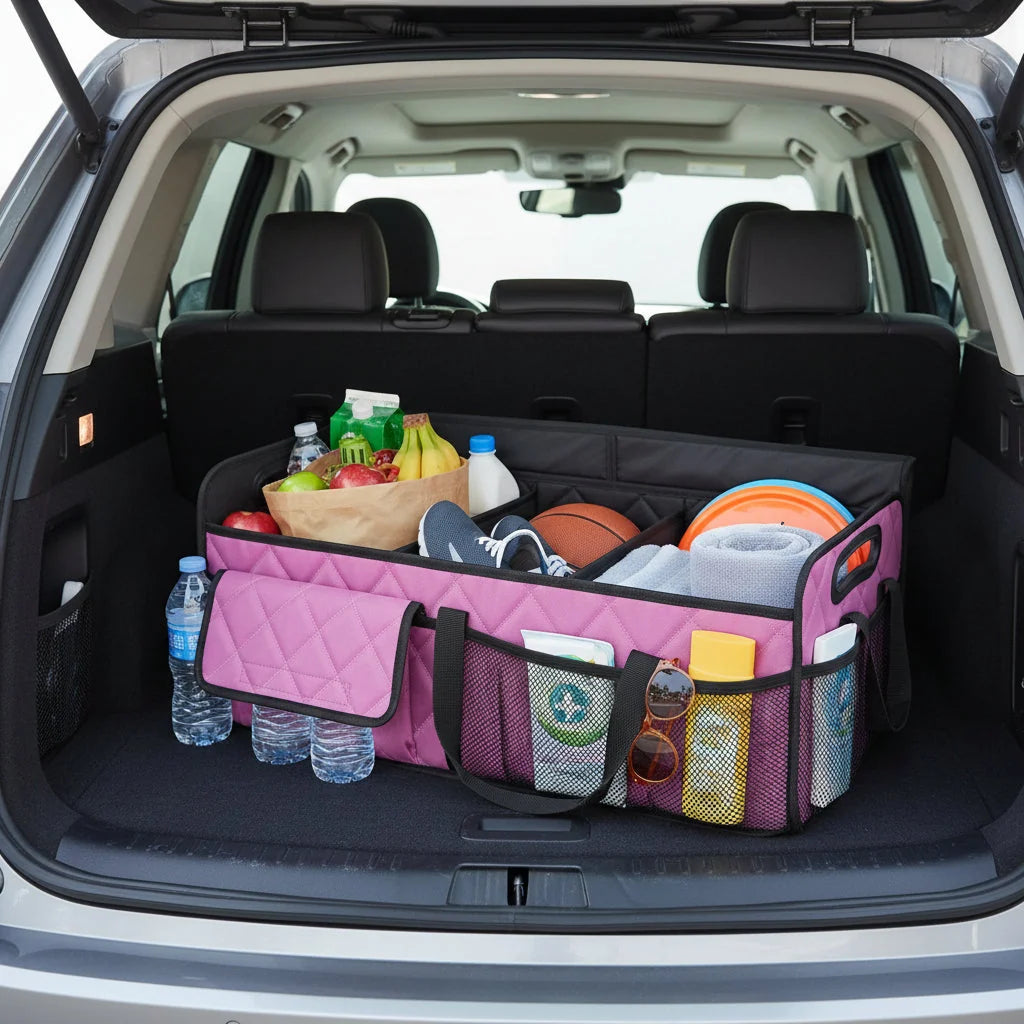 Trunk Organizer Foldable Waterproof 50L Capacity