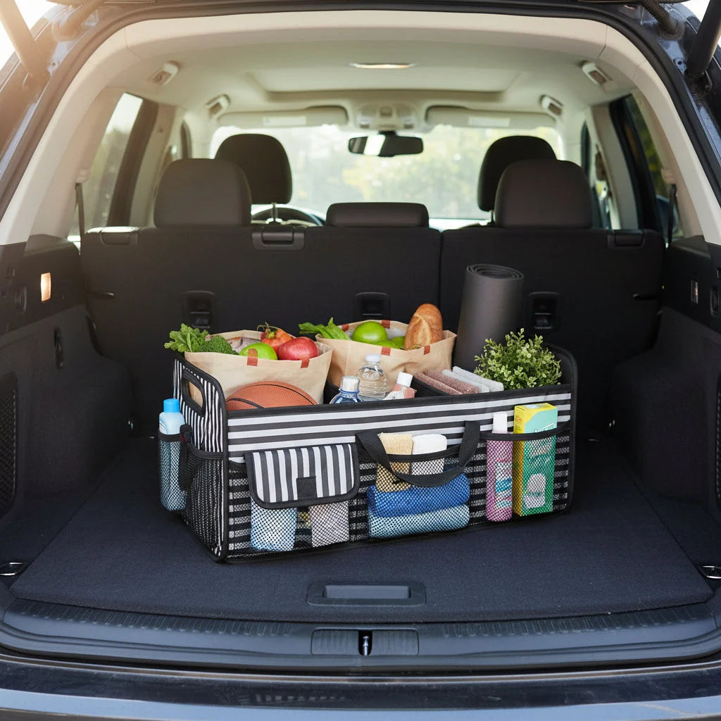 Trunk Organizer Foldable Waterproof 50L Capacity