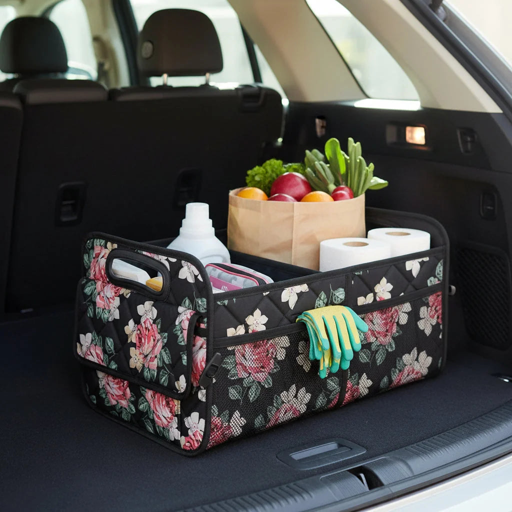 Trunk Organizer Foldable Waterproof 50L Capacity
