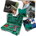 Tubeless Tire Repair Tool Automatic Trigger & Reusable Mushroom Plugs