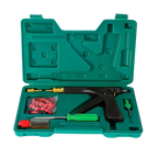 Tubeless Tire Repair Tool Automatic Trigger & Reusable Mushroom Plugs