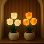 Tulip Lamp Warm White LED USB-Powered & Dimmable
