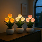 Tulip Lamp Warm White LED USB-Powered & Dimmable