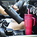 Tumbler 40 Oz Straw Lid & Carry Handle