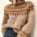 Turtleneck Sweater Dual-Fiber Insulation Full Neck Coverage
