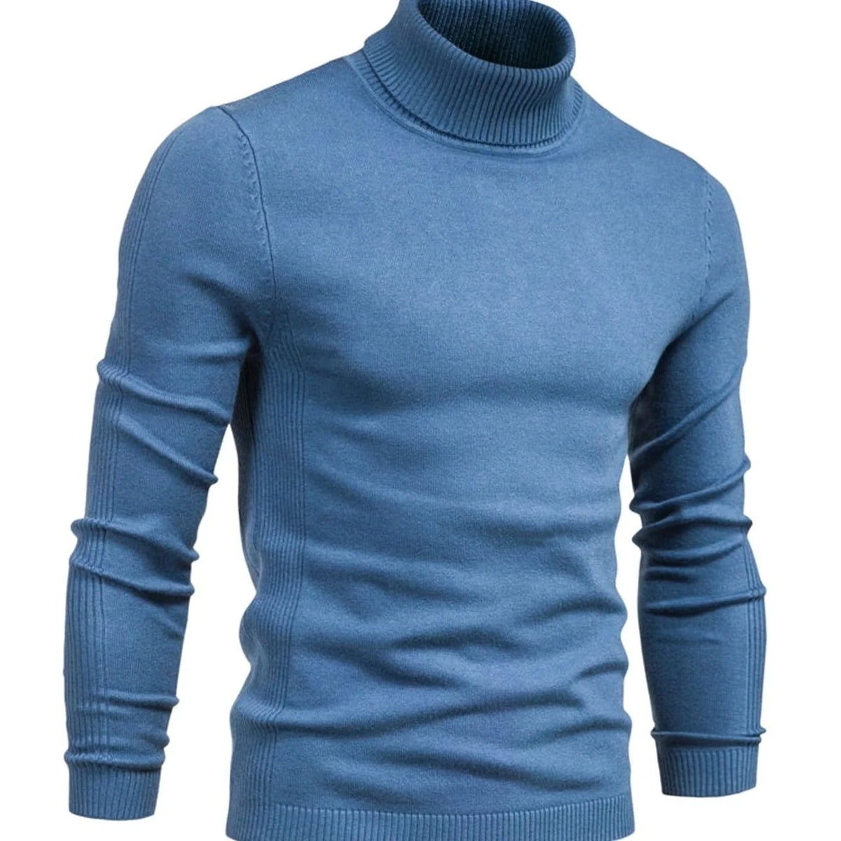 Turtleneck Sweater Slim Fit Full Neck Coverage