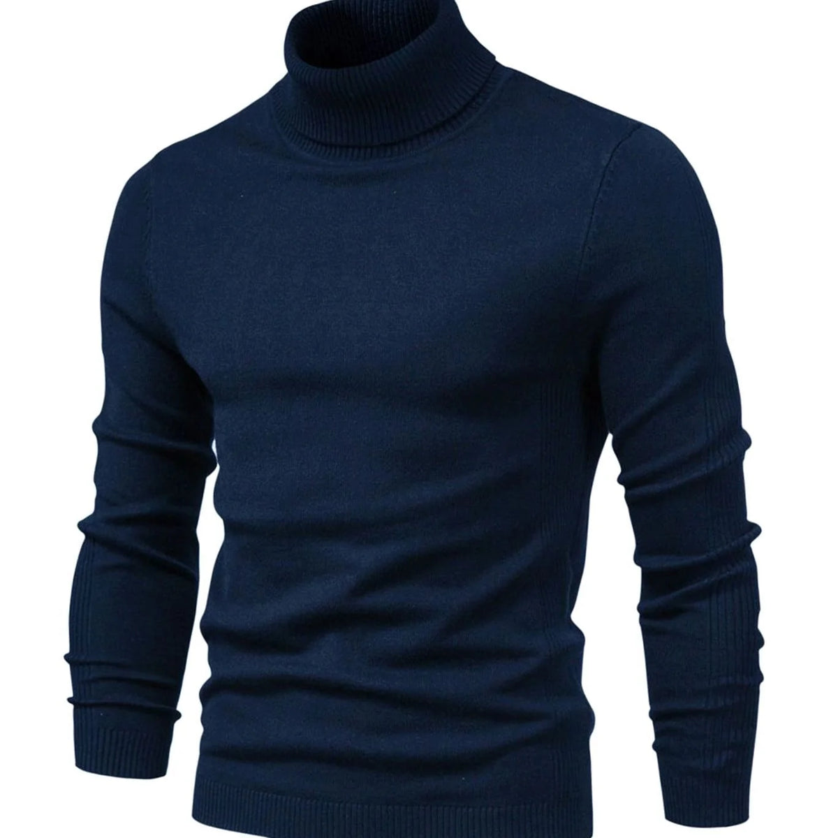 Turtleneck Sweater Slim Fit Full Neck Coverage