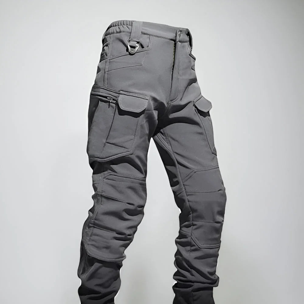 Two-Piece Outdoor Set Hooded Jacket & Cargo Pants Multi-Pocket