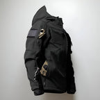 Two-Piece Outdoor Set Hooded Jacket & Cargo Pants Multi-Pocket