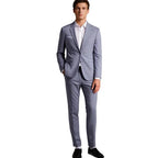 Two-Piece Suit Slim Fit Blazer & Trousers Shape-Retaining Fabric