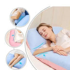 U-Shaped Body Pillow Adjustable Shredded Memory Foam