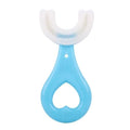U-Shaped Toothbrush 360° Bristles Non-Slip Grip Gentle On Gums