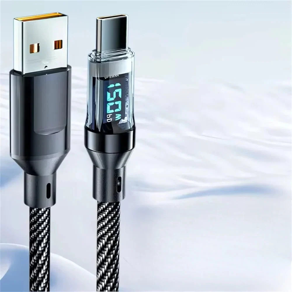USB-C Cable Real-Time Power Display Up To 120W