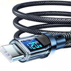 USB-C Cable Real-Time Power Display Up To 120W