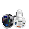 USB Car Charger 4-Port QC 3.0 Fast Charging