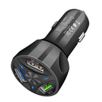 USB Car Charger 4-Port QC 3.0 Fast Charging