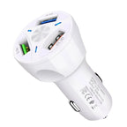 USB Car Charger 4-Port QC 3.0 Fast Charging