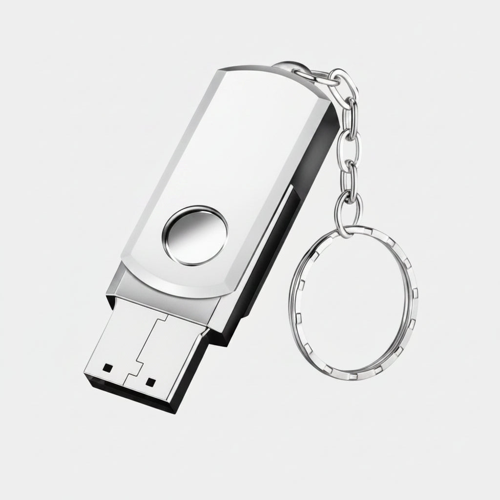 USB Flash Drive 64GB USB 3.0 Aluminum Keychain