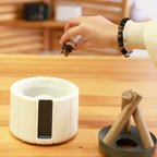 USB-Powered Remote-Controlled Flame-Mist Humidifier Lamp (250ml Tank)