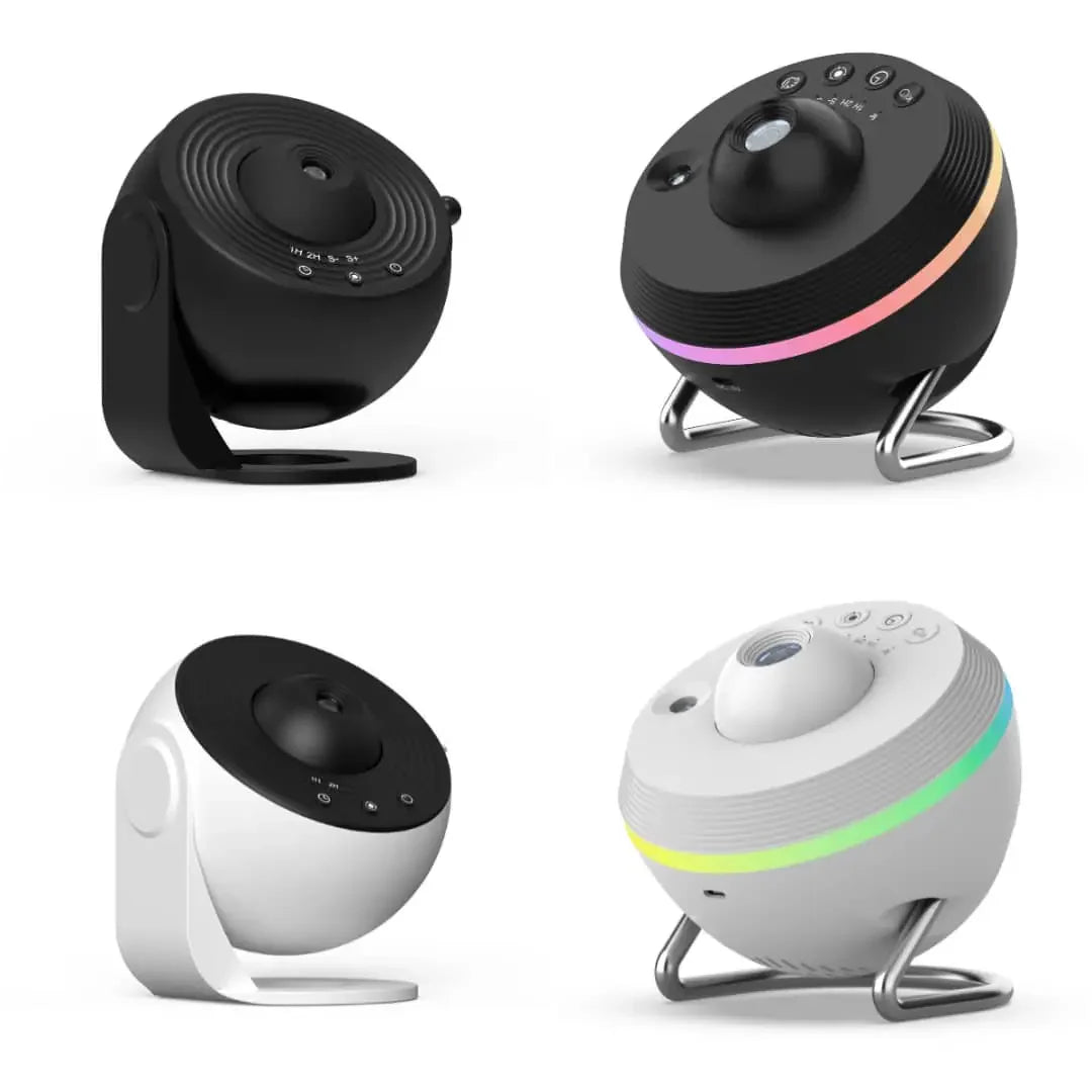 USB-Powered Timer Galaxy Projector Lamp (13 or 19 Motif Discs)