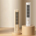 USB Rechargeable Bladeless Quiet Tower Fan (Three Speeds)