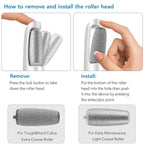 USB-Rechargeable Dual-Roller Electric Callus Remover
